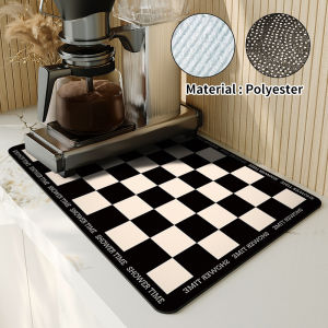 【Loose】CODแผ่นดูดซับน้ํา แผ่นรองจาน กันลื่น ดูดซับน้ําได้ดี แบบแห้งเร็ว สําหรับห้องครัว สําหรับโต๊ะรับประทานอาหาร