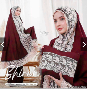 MUKENA SHIREEN RENDA: Fashion Muslim Wanita & Perlengkapan Shalat