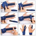 Romyse Adjustable Finger Splint Joints Fractures Stabilizer Trigger Finger Hand Support Recovery Brace Protection Fix Injury Aid Tool. 