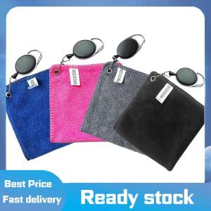 💥💥💥 ผ้าเช็ดทำความสะอาดกอล์ฟเปียกและแห้งเหมาะสำหรับนักกอล์ฟผ้าทำความสะอาดพร้อมตะขอพับเก็บได้ง่าย