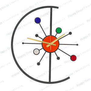 Đồng hồ treo tường Bắc Âu kim trôi yên tĩnh phong cách Độc Đáo BH 03 năm - Happy Decor DH027