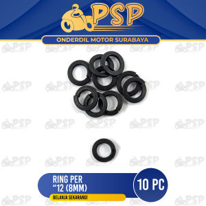 Ring Per "12 (8mm) Per Pak Isi 10 PC - Reng Pir Peer Plat Plate Kunci 12 Diameter Dalam 8mm Diameter