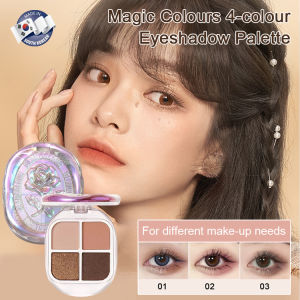 Magic Colours 4-colour Eyeshadow Palette Makeup Palette Pearlescent Matte Powder Eyeshadow Palette