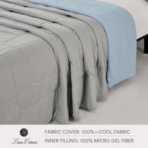 Linen Culture Cooling Summer Quilt Blanket | Queen Plus