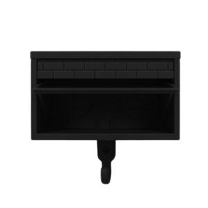 Key Storage Box Garage Brick Design Flip Up Door Plastic Organizers Wall Mounted Entryway Solution for Household Use