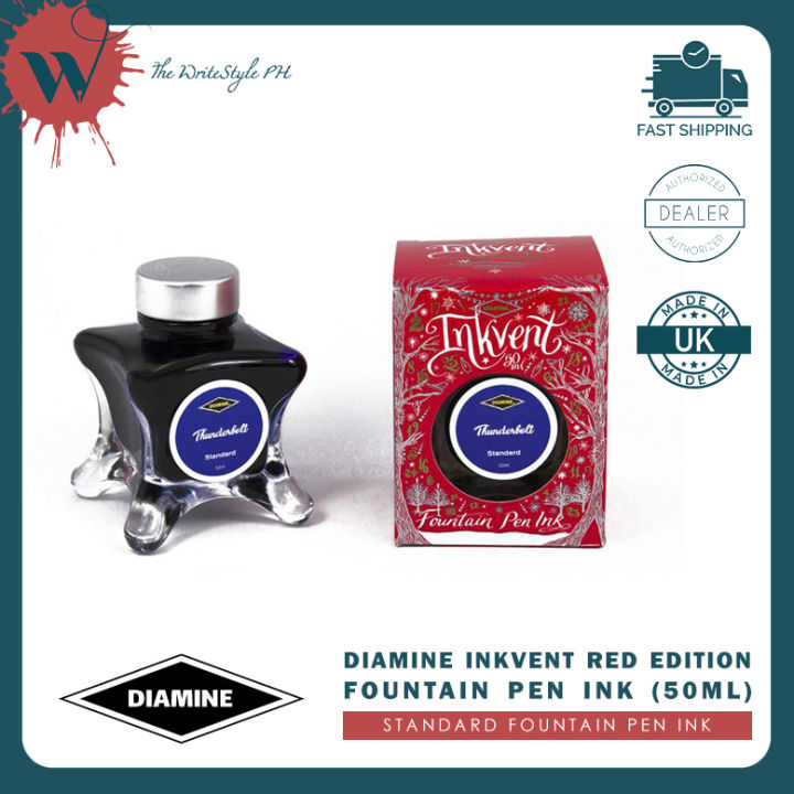 Diamine Inkvent Fountain Pen Ink [50ml] Red Edition (Standard
