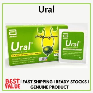 Abbott Ural Effervescent Granules 4g x 28 sachets (For Urinary Alkalizer & GOUT)