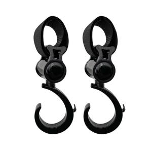 Multipurpose Baby Strollers Hanger Clip for Shopping Bags Diapers Toy Organiser Hanger Hook for Travel and Daily Home