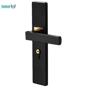 Mute Door Lock Anti-theft Metal Door Lock Split Handle Mechanical Door Lock with Keys Entrance for Interior Wood Door [Vodool Official Center]