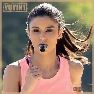 [COD] EHBqna SPORTS เครื่องช่วยหายใจหายใจอุปกรณ์ออกกำลังกายระบบทางเดินหายใจทำจากซิลิโคนในระดับสูงเครื่องมือออกกำลังกายแบบหมดอายุกลางแจ้ง