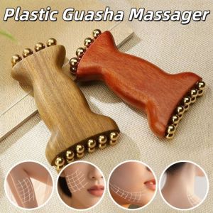 NBANLIKE Giảm bọng mắt Máy mát xa Guasha Chất liệu tự nhiên Nâng cơ và làm săn chắc da Bàn chải Meridian Đĩa massage Truyền thống Dụng cụ mát xa Thư giãn đầu