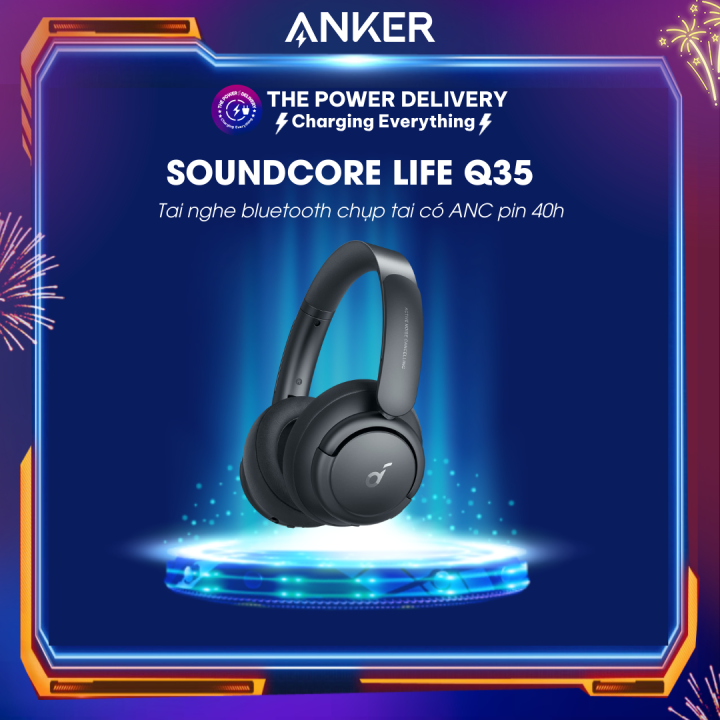 Tai nghe bluetooth kh ng d y Anker Soundcore Life Q35 Life Tune