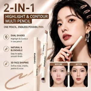 JMY Highlight Stick Contour Stick Multi-Use Cream Stick Blendable Long Lasting Makeup Highlighter Bronzer Beauty Wand
