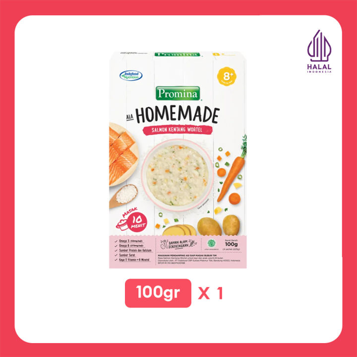 Promina ala Homemade Salmon Kentang Wortel 100gr 