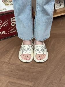 [Free Shipping] MenS Slippers Trendy Chinese Style For Summer Indoor Use Bathroom Shower Non-Slip Thick-Soled Can Be Worn Outdoors Also Available For Women