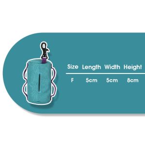TRUELOVE Portable Pet Poop Bag Holder Lightweight Pet Waste Bag Dispenser with Hook Clip Leash Attachment for Walking Running or Hiking Accessory