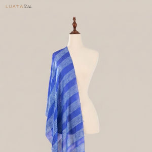 Khăn Choàng Lụa Đũi Lam Thạch Luata Silk - Khăn Lụa Cao Cấp Phụ Kiện Thời Trang Công Sở & Quà Tặng Sang Trọng