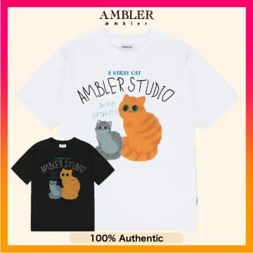 【AMBLER】 Unisex Cat biting graphic short sleeve t-shirt MUSINSA | AMBLER Cat biting graphic short sleeve t-shirt
