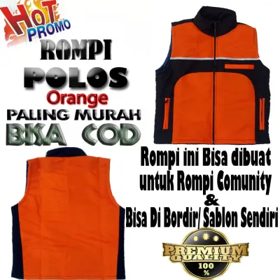 NEW Rompi Polos / Rompi Ojol / Rompi Keren / Rompi Custom / Rompi TERMURAH /TERLARIS
