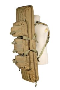 ASIAON A-385 36-42 Inches Waterproof Tactical Double Bag Case Range Bag Grade Cordura Fabric