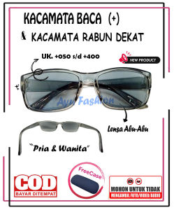 Kacamata Baca Plus (+) Fashion Style Pria Dan Wanita Kekinian +0.50 s/d +4.00 / Kacamata Rabun Dekat Kacamata dewasa kekinian bestseller Terbaru
