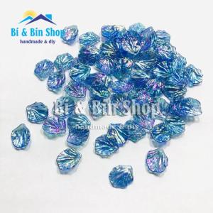 50 Cái Vỏ Sò 15x17mm Màu Ánh Cừ Làm Trâm Cài Tóc Cổ Trang Phụ Kiện Trang Sức - HPK520C