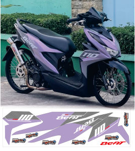 striping sticker variasi honda beat dulux costum sticker motif list simple cod thailand