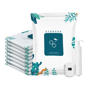 Meet beauty ถุงสูญญากาศ  จัดเก็บของกระชับพื้นที่ถุงสูญญากาศมีวาล์วช่วยทำให้ประหยัดพิ้นที่ จัดเก็บผ้านวม ถุงเก็บเสื้อผ้า ใช้ซ้ำได้ 40x60/60x80/80x100