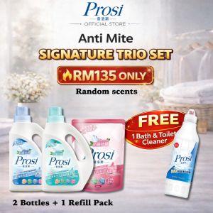 Prosi Anti Mite Signature Trio Set | Random Scents | Anti-Dust Mite Antibacterial Fabric Softening Baby Safe