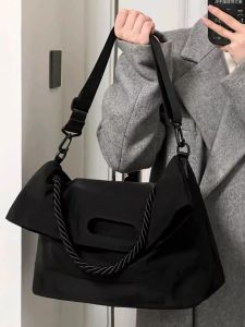 Womens Bag 2026 New trendy fashion wide-strap crossbody bag high-end versatile messenger bag suitable for class and commuting tote bag