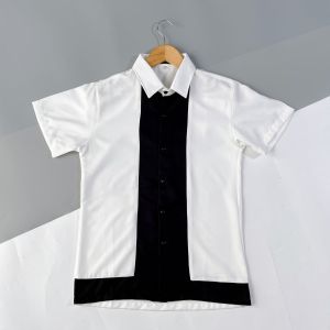 Áo sơ mi nam tay ngắn may phối chuẩn from áo sơ mi phong cách trẻ trung năng động hàng cao cấp