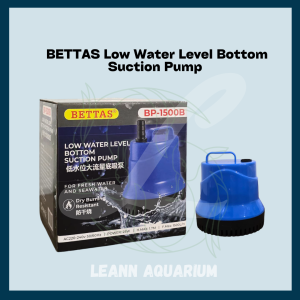 🔥NEW🔥 BETTAS Low Water Level Bottom Suction Pump (Dry Burning Resistant) BP-1500B for Aquarium