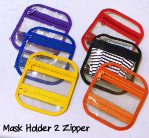 FawnG Handmade - Mask Holder 2 Zipper / Dompet Masker 2 zipper