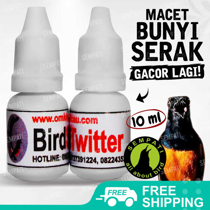 SEMPATI Bird Twitter Om Kicau Obat Burung Sakit Serak Sesak Nafas Macet Bunyi Gangguan Pernafasan VBTWIOK