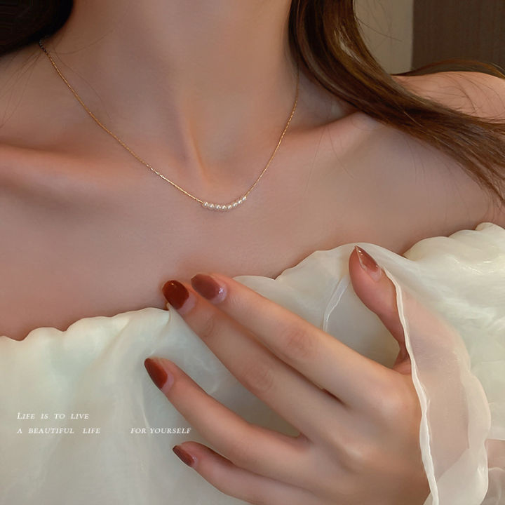 Simple korean online necklace