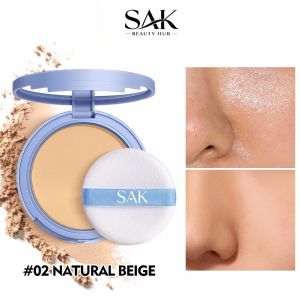 Oil Control Matte Face Powder Long Lasting Flawless Setting Powder Face Make up Powder With Mirror