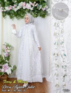 GAMIS AYANA/GAMIS LEBARAN TERBARU 2025/GAMIS TILE MIX CERUTI/GAMIS MEWAH