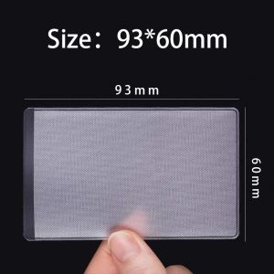 【Local Delivery】1pc Transparent Credit Card Sleeves Clear Waterproof Card Protector Soft PVC Insert Card Holder Protect Credit Cards