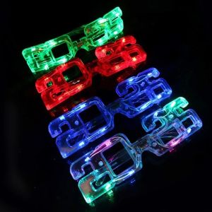 YOUSHI TOP gag toys LED Glow 2026New Year Glow Glasses Square Shape Number 2026 LED Glow Glasses Luminous Happy Glasses Photographic Ornaments New Year Party Glasses Masquerade Party