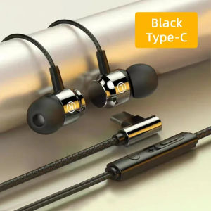 HiFi Magnetic Suction Wired Gaming Headset HiFi Bass Stereo 3.5mm Type-C Music Headset For Phone Computer Mic Headset