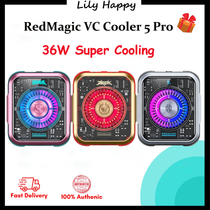 Nubia RedMagic VC Cooler 5 Pro Magnetic Ice FunCooler RGB LED  For Gaming Phone/红魔5Pro磁吸散热器