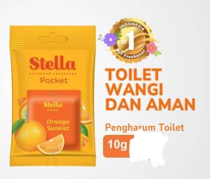 STELLA POCKET BATHROOM FRAGRANCE 10G  ORANGE SUNKISTLUXURIOUS FLOWERBLUE FREESIAEXOTIC FRUITPURPLE LILYGREEN APPLE  COMBO