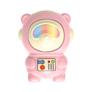 Banana พัดลมขนาดเล็กห้อยคอ  พัดลมแขวนคอแบบไร้ใบพัด พัดลมมินิ พัดลมแบบแขวนคอ พัดลมนักบินอวกาศ  ชาร์จ USB เสียงเงียบเสียงเงี