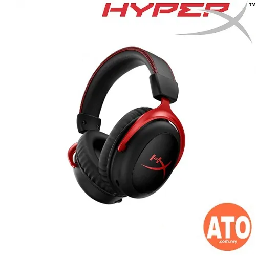 HyperX Cloud II Wireless 7.1 surround sound Gaming Headset for PC PS4 PS5 Nintendo Switch Long Lasting Battery Up to 30 Hours Detachable Noise Cancelling Mic 2 Years Warranty Lazada