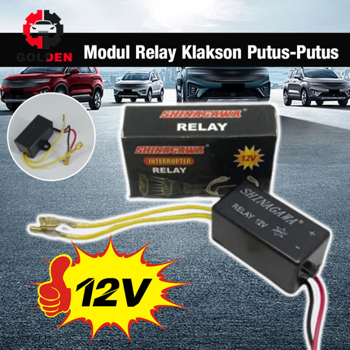 RELAY MODUL KLAKSON PUTUS PUTUS 24 VOLT UNIVERSAL Potensio 12v Untuk Sprayer Aki (Pvc Cup