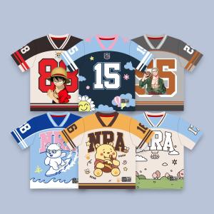 BAJU JERSEY OVERSIZE VIRAL  JERSEY OVERSIZE ANAK USIA 4 SAMPAI 10 TAHUN  BAJU JERSEY KARAKTER  JERSEY OVERSIZE VIRAL