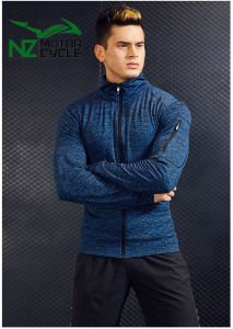 NZ MOTORCYCLE QUICK DRYING Activewear Men’s Jacket Fitness and Sport #9840(8770)BLUE