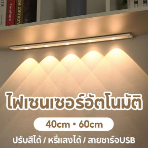 【Fei_fei】โคมไฟตั้งโต๊ะ LED รูปตาแมว ไฟเซ็นเซอร์ หรี่แสงได้ ปรับสีได้ ชาร์จได้ ไร้สาย USB 3 สี พร้อมแบตเตอรี่