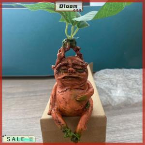 Follow Get New[Bloom Z] Mandrake Grass Resin Statue Landscape Ornament Art Figurine Crafts for Garden
