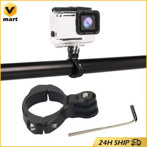 Gopro Bike Bracket Aluminum Alloy Bike Handlebar Mount for Gopro Hero 12/11/10/9/8/7/6/5/4 Session AKASO Campark and Other Action Cameras